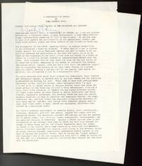Photograph and Press Release for English Release of A Confederacy of Dunces