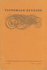 Victorian Studies, Volume XI Supplement, Summer 1968 by ed George - Paperback - 1968 - from Chris Hartmann, Bookseller (SKU: 029763)