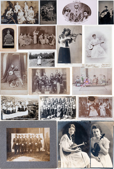A Photographic Archive of Women with Musical Instruments