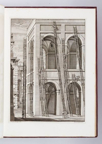 CASTELLI, E PONTI CON ALCUNE INGEGNOSE PRATICHE, E CON LA DESCRIZIONE DEL TRASPORTO DELL' OBELISCO VATICANO E DI ALTRI DI D. FONTANA. [bound with] CONTIGNATIONES AC PONTES NICOLAI ZABAGLIA