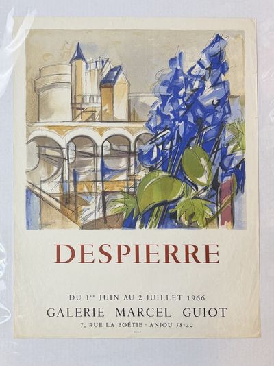 JACQUES DESPIERRE GALERIE MARCEL GUIOT POSTER