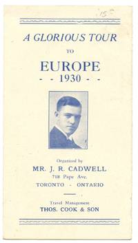 image of A Glorious Tour to Europe 1930