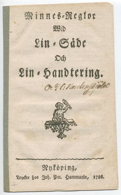 Minnes-reglor wid lin-säde och lin-handtering.