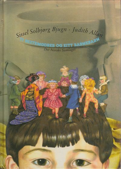 Ti bestemødrer og eitt barnebarn.