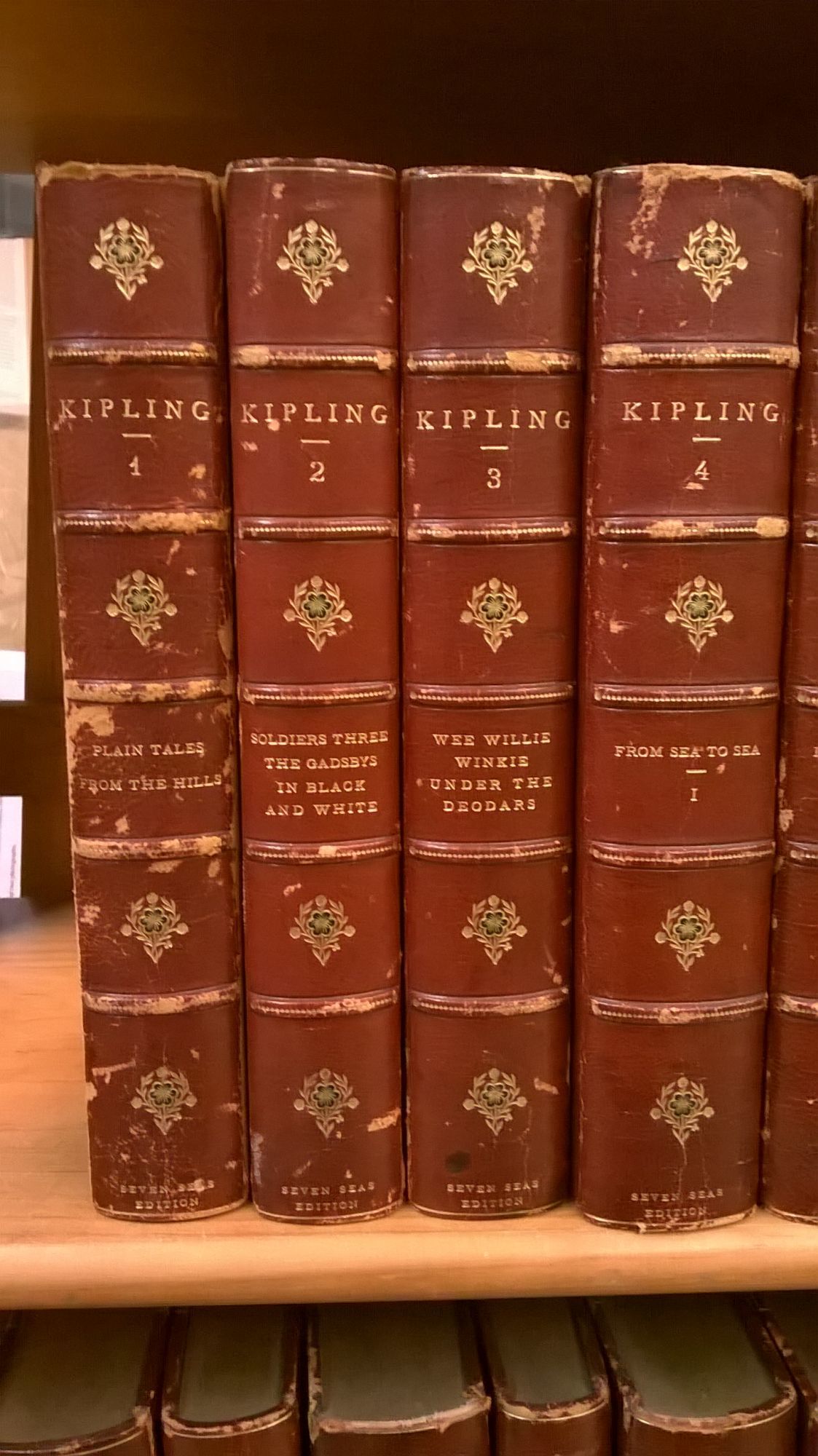 Collected Works (24 Volumes, signed) by Rudyard Kipling 1914