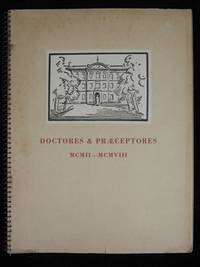DOCTORES & PRÆCEPTORES SCHOLÆ & GYMNASII FAHLUENSIS MCMII-MCMVIII AB AUGUSTO MONTELUCO DELINEATI.