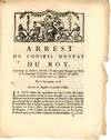 Arrest Du Conseil D'Estat Du Roy, Concernant les Soldats, Ouvriers, Et autres gens Engagez au Service de la Compagnie d'Occident, & des Habitans qui passent à la Loüisianne pour s'y Establir. Du 8. Novembre 1718.