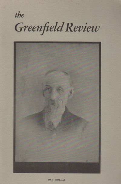 THE GREENFIELD REVIEW - Vol. 1 No. 3 - Winter 1971