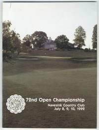 [Cover Title]: 72nd Open Championship. Navesink Country Club, July 8, 9, 10, 1992