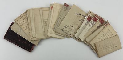 [Manuscript Letter Archive of Correspondence Written to Fred Lindberg of Minnesota, Most Notably Four Letters from His Brother Albert William Lindberg, a Doomed Alaskan Gold Miner Who Later Committed Suicide in Nome, Along with Significant Correspondence from Individuals in Nome Regarding the Suicide]