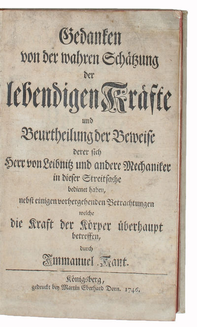Gedanken von der wahren Schätzung der lebendigen…