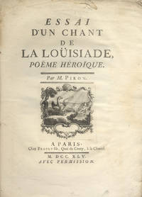 Essai d'un chant de la Loüisiade, poëme héroïque