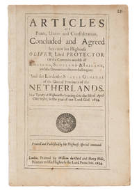 Articles of Peace, Union and Confederation, Concluded and Agreed..