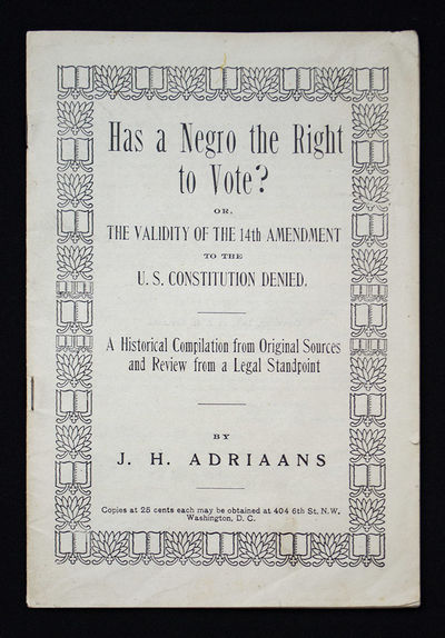 Has a Negro the Right to Vote