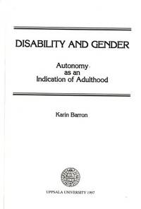 Disability and Gender. Autonomy as an Indication…