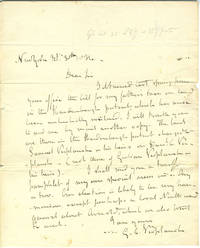 image of G. C. Verplanck ALS letter to NY Comptroller Silas Wright about tax bill on land in the Hardenburgh Patent belonging to Verplanck Sr