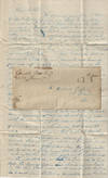 1843 - Letter from an important missionary at the Oneida Duck Creek Reservation in Wisconsin describing his effort "endeavoring to labor for the good of the Indians.