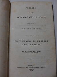 Parable of the Rich Man and Lazarus; Illustrated in Nine Lectures, Delivered in the First...