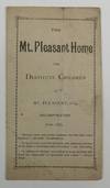 The Mt. Pleasant Home for Destitute Children at Mt. Pleasant, S.C., Incorporated June, 1883
