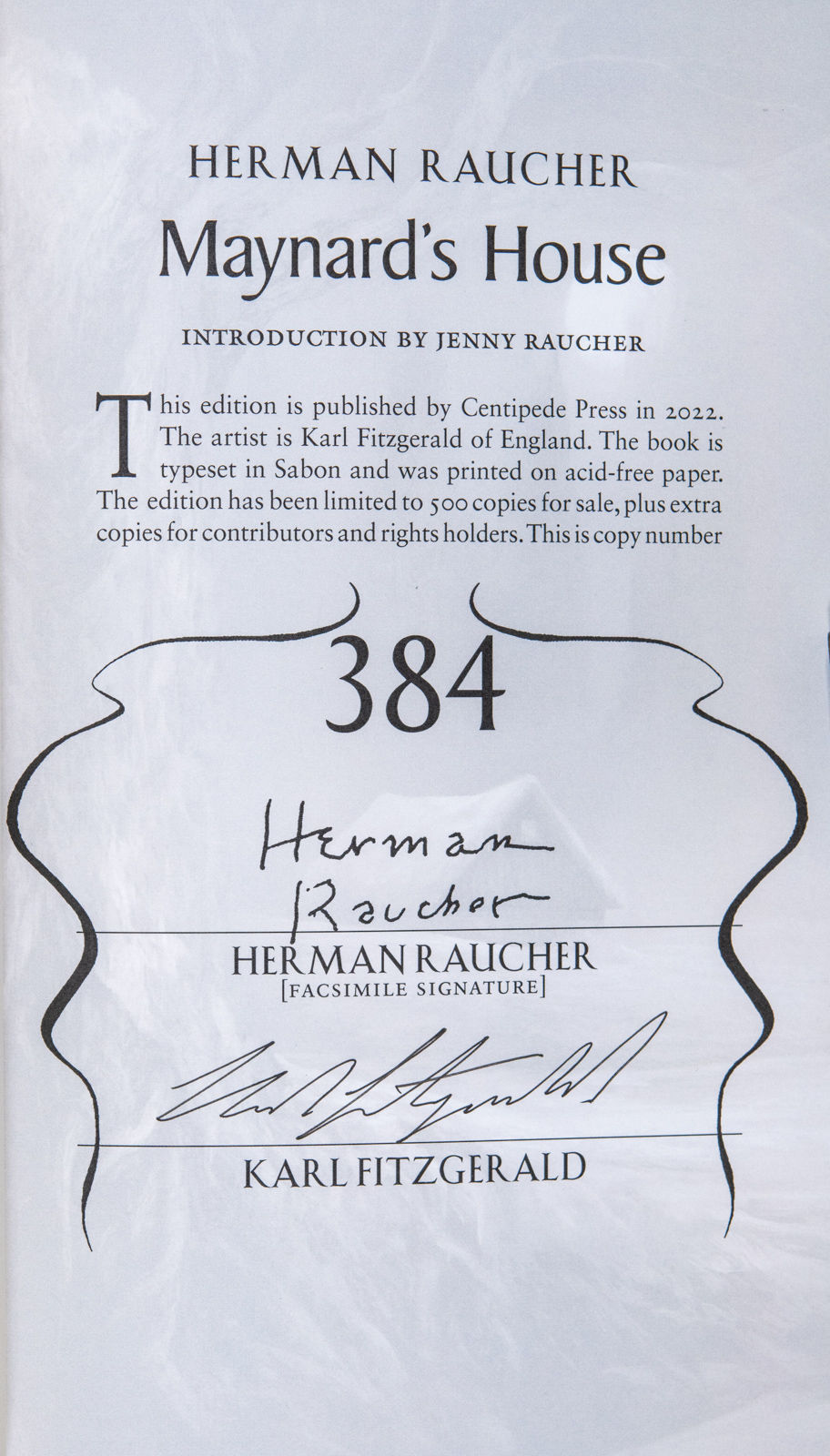 Maynard's House by Herman; introduction by Jenny Raucher Raucher