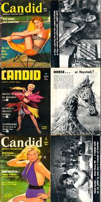 Candid (3 vintage digest magazines, 1953-54) by [Manly Publications] - 1953-54