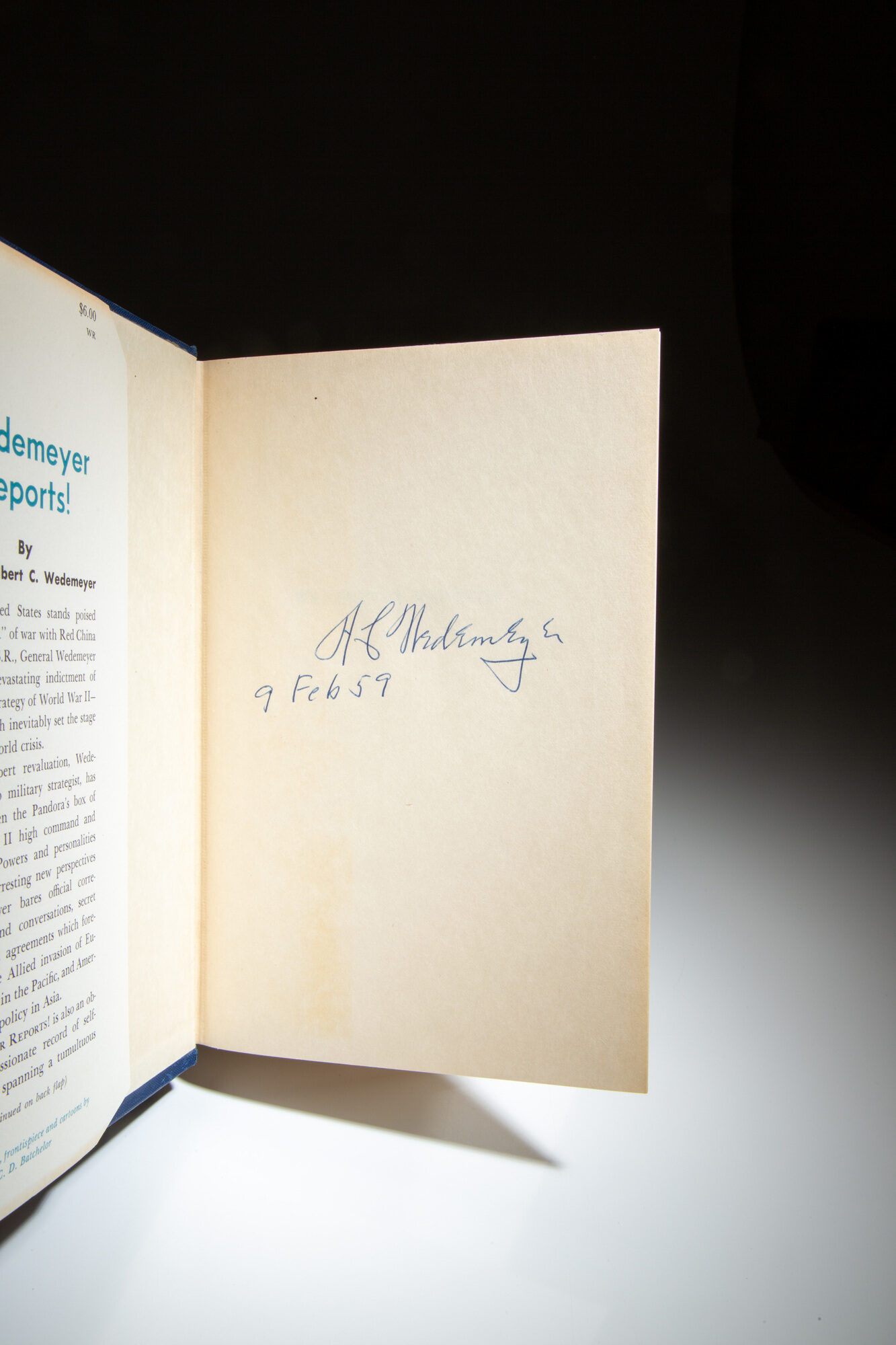 Wedemeyer Reports! by Wedemeyer, Albert C. | Search for Rare Books