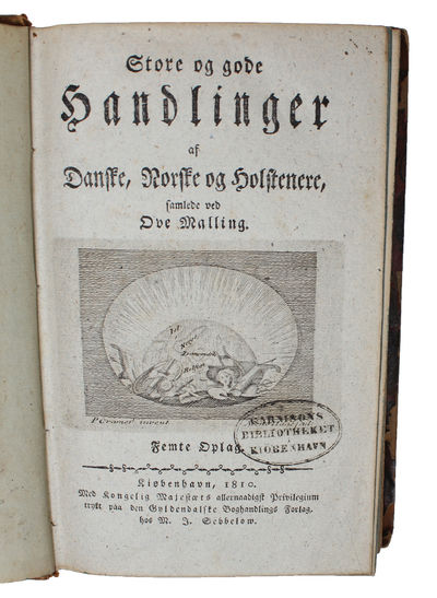 Store og Gode Handlinger af Danske, Norske og Holstenere. Femte Oplag. (photo 2)