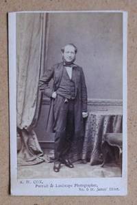 Carte De Visite Photograph. Portrait of a Gentleman.