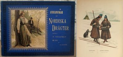 Afbildningar af nordiska drägter sådana de burits…