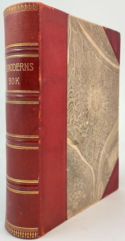 Husmoderns bok. Nio olika afdelningar hvaribland…