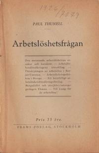Arbetslöshetsfrågan.