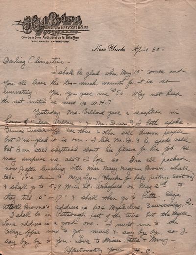 Letters Home from an American Professor Working in the Ottoman Empire in the Aftermath of World War I.