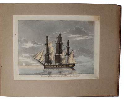 En Samling af Skibe i næsten alle mulige Stillinger i Söen. Udført i Kobber [i.e. A Collection of Ships in almost every Possible Position in the Sea. Executed in Copper]. - [THE CREATION OF THE DANISH SEASCAPE PAINTING] (photo 3)