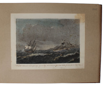 En Samling af Skibe i næsten alle mulige Stillinger i Söen. Udført i Kobber [i.e. A Collection of Ships in almost every Possible Position in the Sea. Executed in Copper]. - [THE CREATION OF THE DANISH SEASCAPE PAINTING] (photo 4)