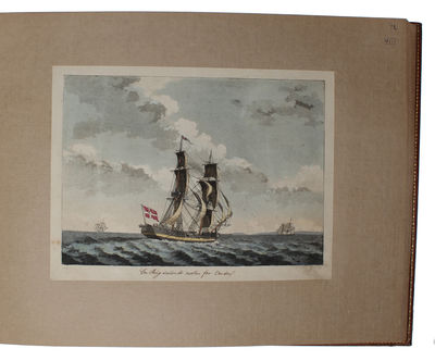 En Samling af Skibe i næsten alle mulige Stillinger i Söen. Udført i Kobber [i.e. A Collection of Ships in almost every Possible Position in the Sea. Executed in Copper]. - [THE CREATION OF THE DANISH SEASCAPE PAINTING] (photo 5)
