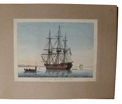 En Samling af Skibe i næsten alle mulige Stillinger i Söen. Udført i Kobber [i.e. A Collection of Ships in almost every Possible Position in the Sea. Executed in Copper]. - [THE CREATION OF THE DANISH SEASCAPE PAINTING] (photo 7)