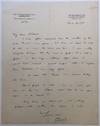 Autographed Letter Signed on &quot;Royal Institution&quot; letterhead