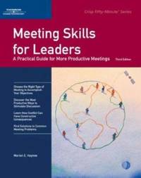 Meeting Skills for Leaders : A Practical Guide for More Productive Meetings