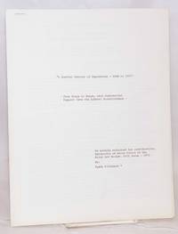 A quarter century of repression --1948 to 1973: from Nixon to Nixon, with substantial support form the liberal establishment. An article solicited for consideration, University of Akron School of Law Akron Law Review, Fall issue - 1973