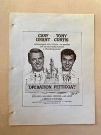 Operation Petticoat Campaign Sheet 1964 Cary Grant, Tony Curtis