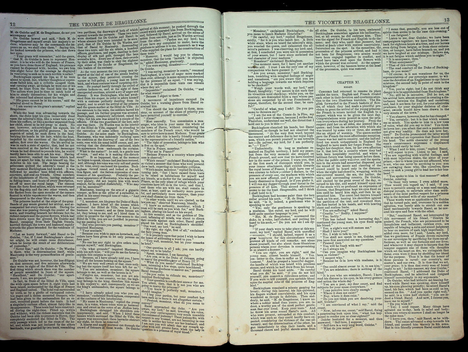 THE DE BRAGELONNE; Or, Ten Years Later, Being the Completion of