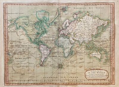 London: Laurie and Whittle. No. 53, Fleet Street, 1794. Very good. Original copper-engraved map with...