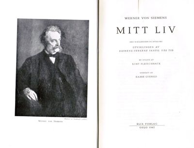 Mitt liv. Med 20 billedsider og etterord.…