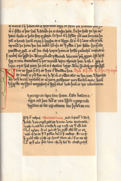 Karlamagnus Saga ok Kappa hans. Fortællinger om Keiser Karl Magnus og hans Jævninger. I norsk bearbeidelse fra det trettende aarhundrede. Program til I. semester. (photo 3)