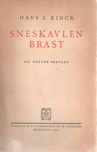 Sneskavlen brast III. Oppover skavlen           …