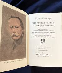 ADVENTURES OF SHERLOCK HOLMES; A Definitive Text, Corrected and Edited by Edgar W. Smith, with an Introduction by Vincent Starrett, and Illustrated with a Selective Collation of the Original Illustrations by Frederic Dorr Steele, Sidney Paget and Others / The 100 Greatest Books Ever Written / Collector&#039;s Edition/ Bound in Genuine Leather by Doyle, Sir Arthur Conan - 1981