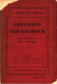 Kapitalismens väsen och ursprung.
