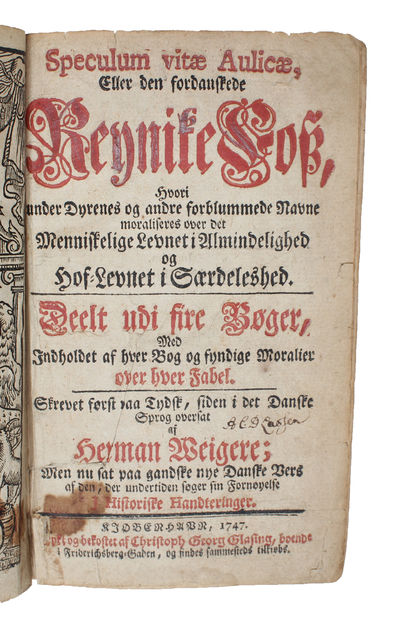 Speculum vitæ Aulicæ, Eller den fordanskede…