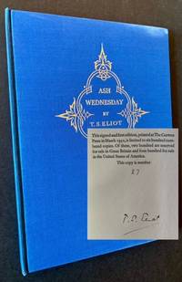 Ash-Wednesday (The Signed/Limited -- In Dustjacket)