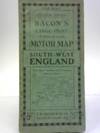 Large-Print Motor Map. South-West England